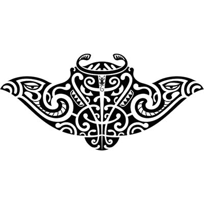 Maori designs Fake Temporary Water Transfer Tattoo Stickers NO.10422